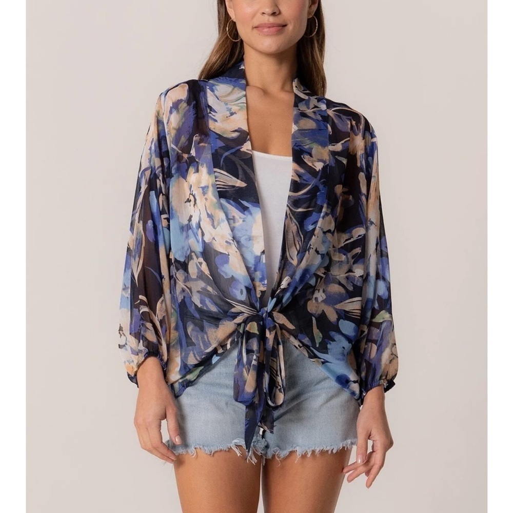 Lovestitch Keeley Tie Front Top Size S